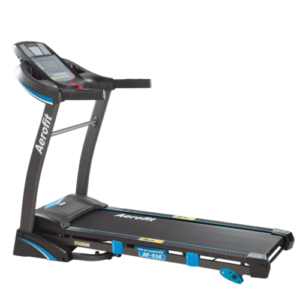 Aerofit AF-536 Treadmill I AC Motor with 5.0 HP Peak Output I 3 Levels Manual Elevation I 8 Preset Workout Programs I In-Built Speakers