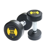 Aerofit Commercial Dumbbells (H-Design) I Unique H-Design I High-Density Rubber Coating I Anti-Roll Design