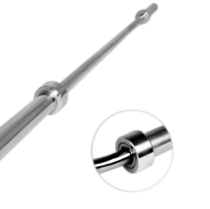 Olympic Bars I Non-Slip Hold I Smooth Rotating Sleeves I Chrome Finish I Secure Grip