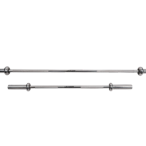 Olympic Rod Max Weight (125 kg) I Corrosion-Resistant Surface I Promotes Proper Form I Controlled Plate Movement