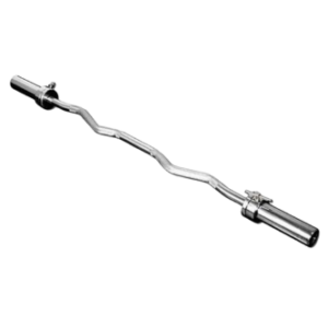 Olympic (Zig/Zag) Rod Max Weight (125 kg) I Joint-Friendly Zig/Zag Design I Compatible with Standard Weight Plates I Intense Arm Workouts