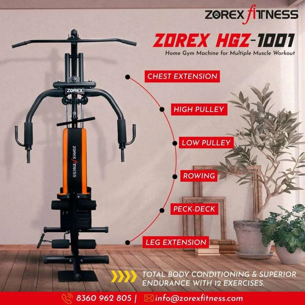 Zorex Fitness HGZ-1001 Home Gym with Multiple Exercise Functions - Image 3