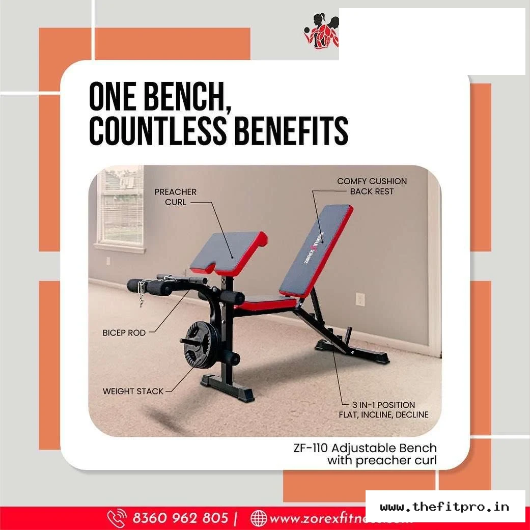 Fitpro FITNESS FP-110 ADJUSTABLE BENCH - Image 5