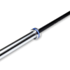 Aerofit 4 Feet Black Chrome Barbell I Premium Black Chrome Shaft I Non-Slip Grip I Solid Steel Construction