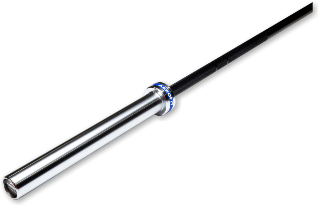 Aerofit 4 Feet Black Chrome Barbell I Premium Black Chrome Shaft I Non-Slip Grip I Solid Steel Construction
