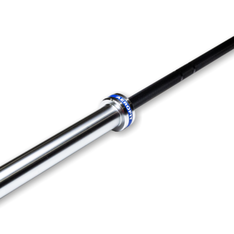 Aerofit 4 Feet Black Chrome Barbell I Premium Black Chrome Shaft I Non-Slip Grip I Solid Steel Construction