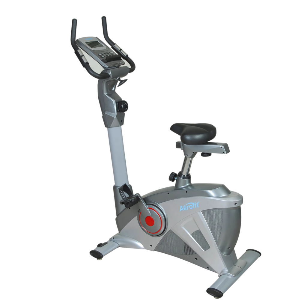 Aerofit AF-635U Upright Bike I 9 kg Fly Wheel I Max. User Weight: 120 kg I 8 Levels Resistance I Compact Design