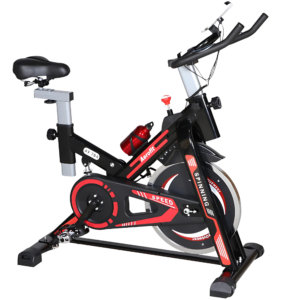 AEROFIT AF-784 Spin Bike I Adjustable Breaking Power I Max. User Weight: 100 kg I Compact Design I Best Exercise Bike for Home Use