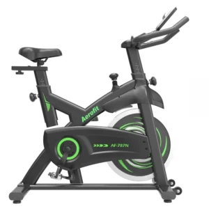 AEROFIT AF-787N Spin Bike I 10 kg Spin Wheel I Intergrated Bottle Holder I LCD Console I Adjustable Saddle