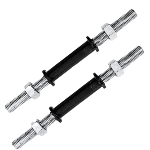 Standard Dumbbells Rod 28 mm I Compact & Balanced Design I Textured Grip Handle I Rust-Resistant Finish