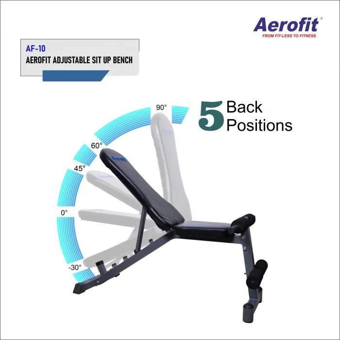 Aerofit AF-10 Plain Bench (Sit Up Bench) - Image 3
