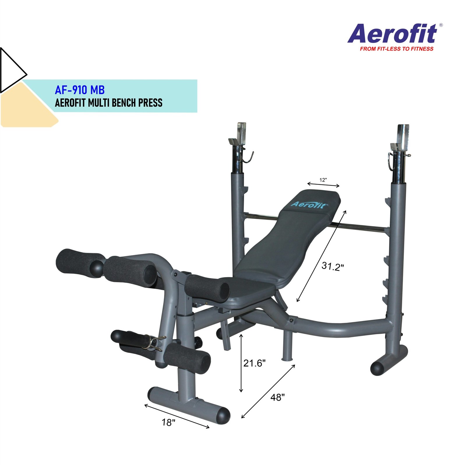 Aerofit AF-910MB Multi Bench Press (NS) - Image 3