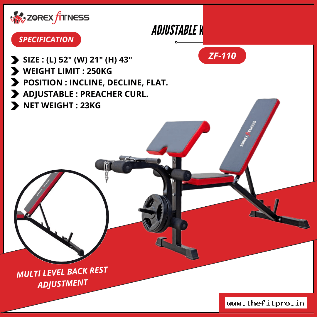 Fitpro FITNESS FP-110 ADJUSTABLE BENCH - Image 7