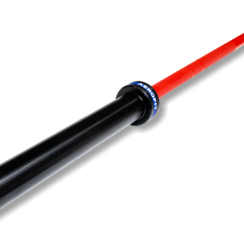 Aerofit Red Dawn Barbell A1 Series I Robust Steel Build I Tough Protective Layer I Smooth Plate Rotation