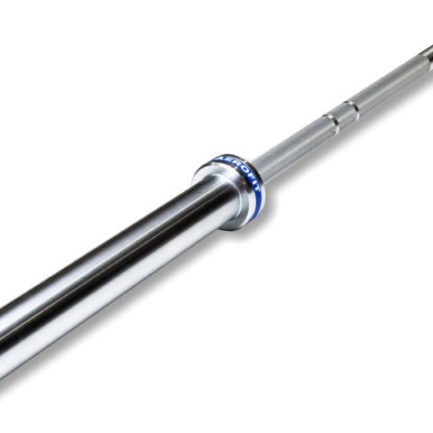 Aerofit Silver Surfer Barbell A2 Series I Premium Silver Chrome Finish I Smooth Rotating Sleeves I Sleek and Polished Appearance