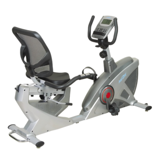 Aerofit AF-665R Recumbent Bike I Manual Magnetic Resistance I Max. User Weight: 120 kg I 7 Kg Fly Wheel I LCD Display