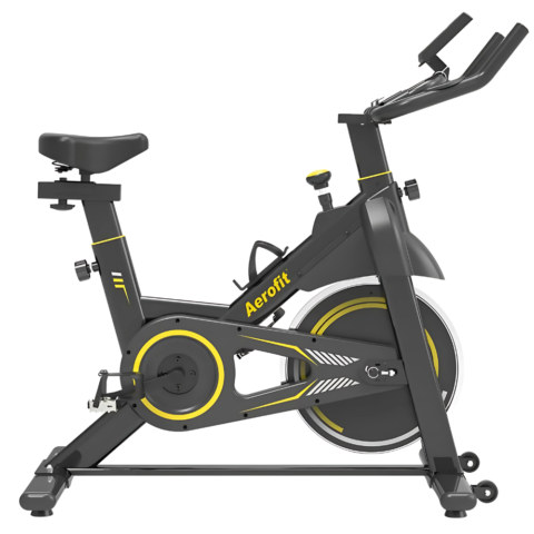 Aerofit AF-782N Spin Bike I Adjustable Saddle I Max. User Weight: 100 kg I 6 kg Spin Wheel I Integrated Bottle Holder I Preferred for Home Use