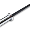 Aerofit Black Chrome Barbell A1 Series I Steady Support Under Heavy Loads I Sleek Appearance I Seamless Plate Rotation