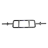 Aerofit Tricep Bar with Threading and Star Nut I Great for Home Gyms I Chrome-Plated Finish I Long-Lasting Performance