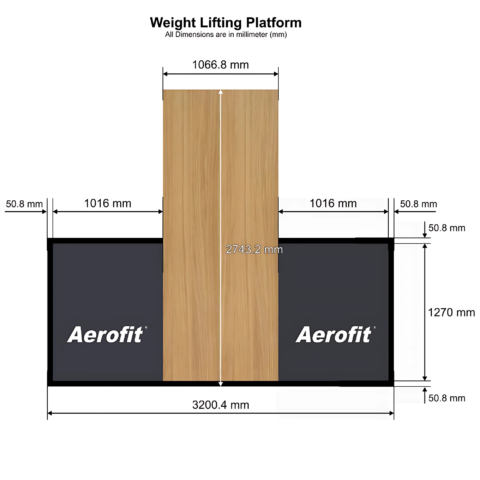 Aerofit Weight Lifting Platform-2 / Functional Trainer Platform