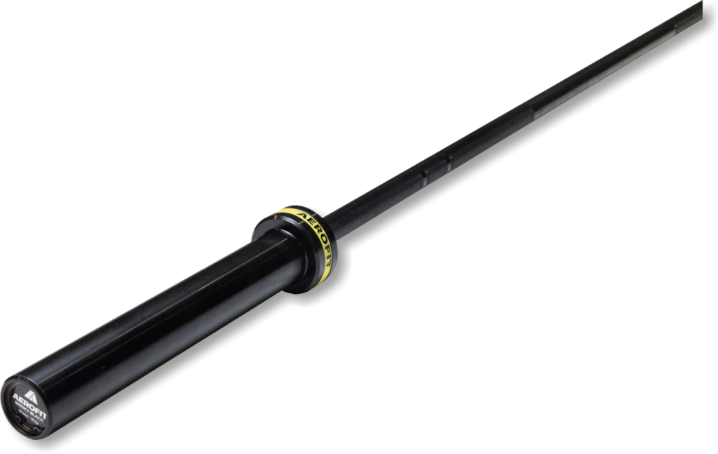 Aerofit Smoky Black Barbell A2 Series I Precision Knurling Pattern I Built to Withstand Intense Workouts I Slip-Resistant Grip