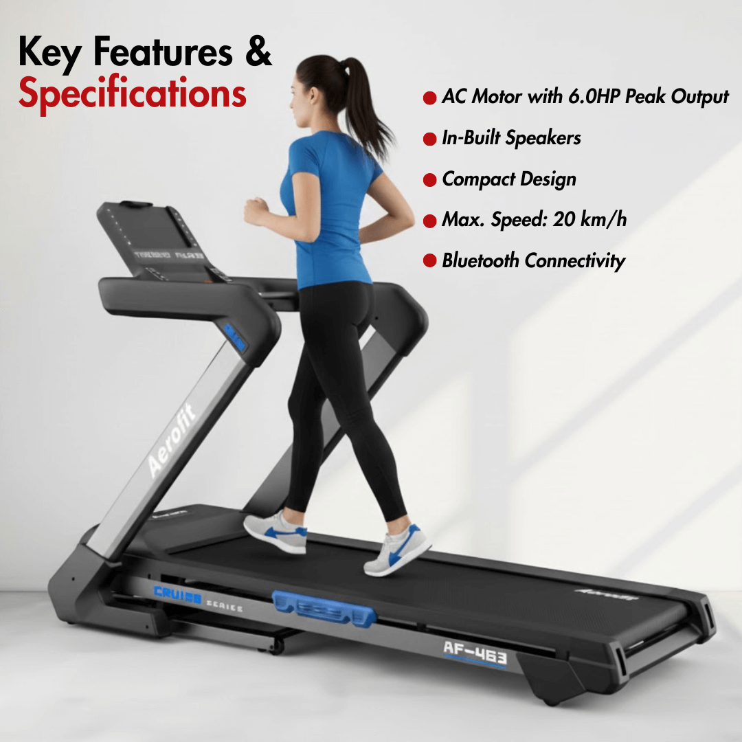 AF-463 Bluetooth & USB Supported Treadmill - Image 2