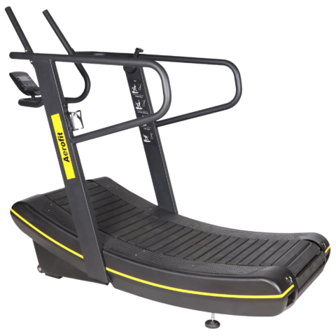 AF-120 Curve Treadmill I Pulse Sensors On Hand Grip