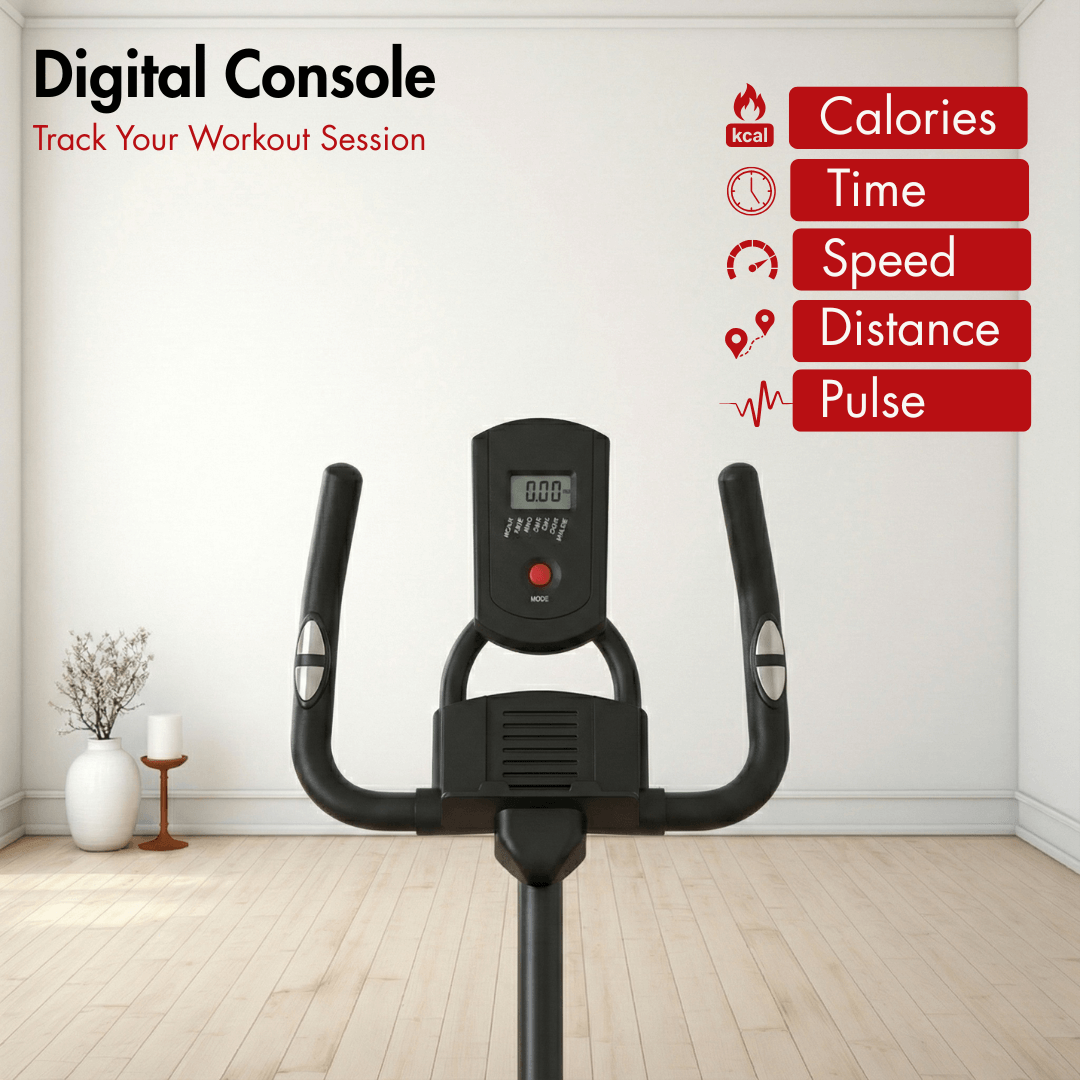 AF-296 Spin Bike I 6.5 kg Spin Wheel I Max. User Weight: 120 kg I LCD Console I Adjustable Resistance - Image 4