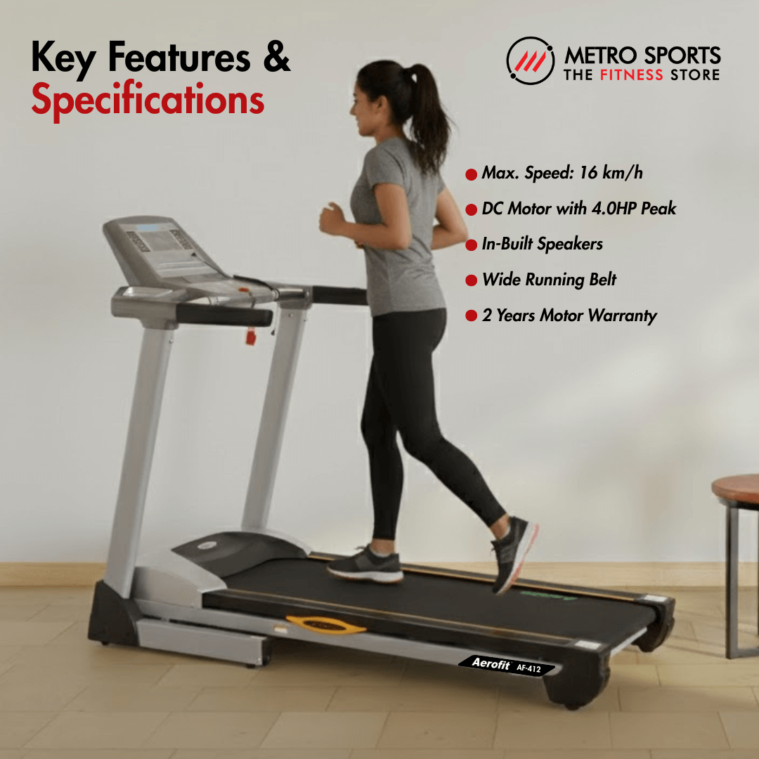 AF-412 Home Treadmill with Speakers - Image 3