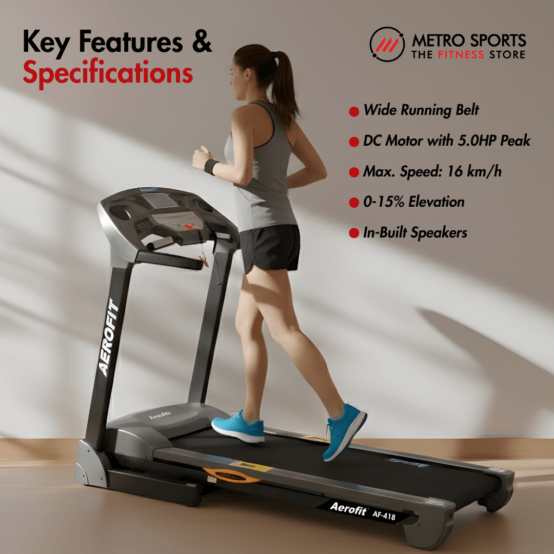 AF-418 Home Treadmill with LCD Display - Image 2