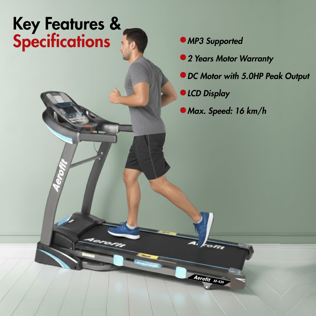AF-439 Home Treadmill with Wide Running Belt - Image 5