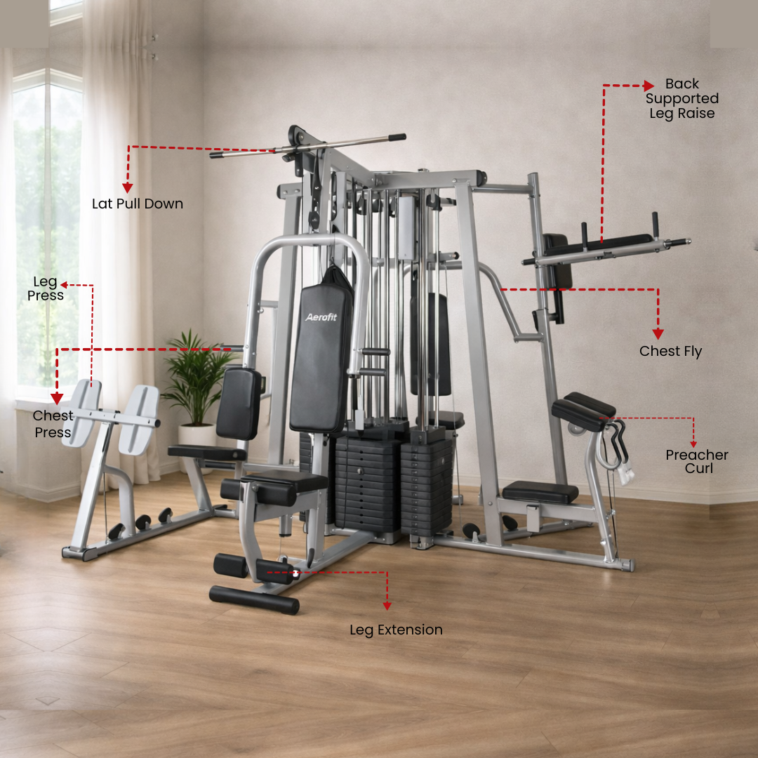 AF-314 Six Station Multi Gym Machine - Image 2