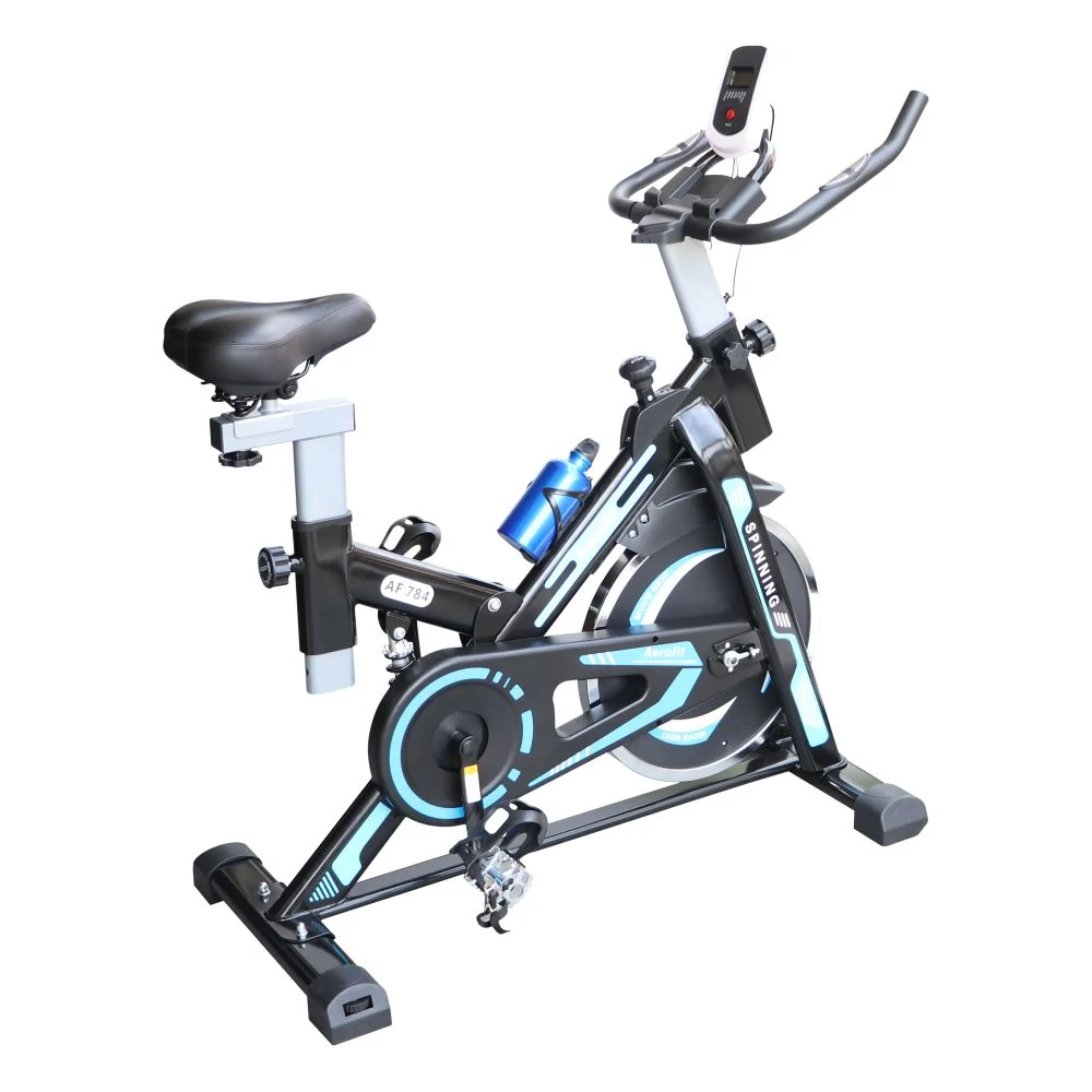 AF-784 Spin Bike I Adjustable Breaking Power I Max. User Weight: 100 kg I Compact Design I Best Exercise Bike for Home Use - Image 5