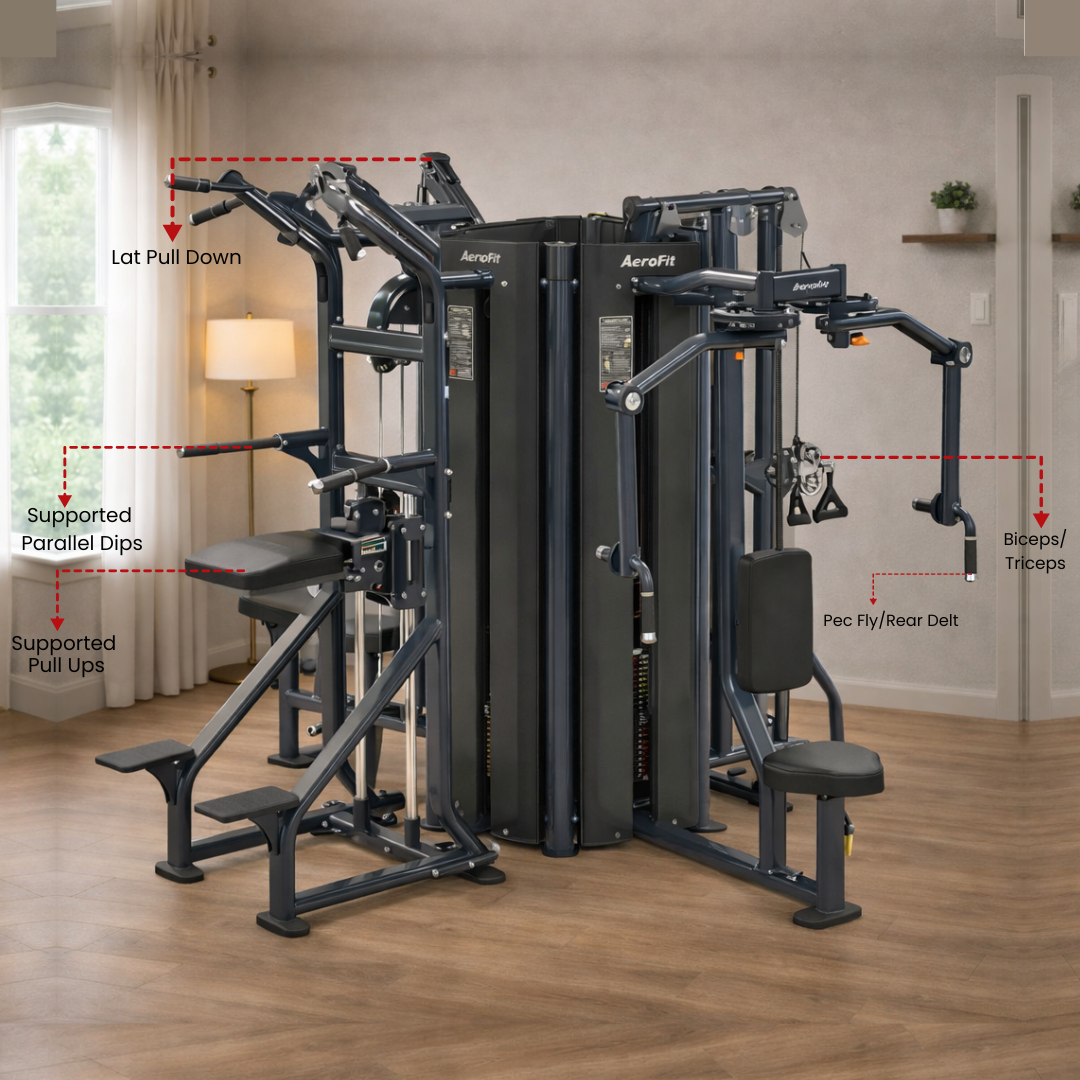 AF-9934 4-Station Trainer with Weight Stack - Image 2