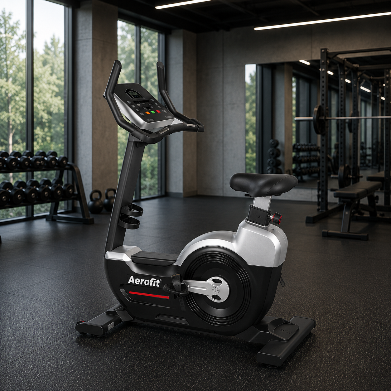AF-178U Commercial Gym Upright Bike - Image 3