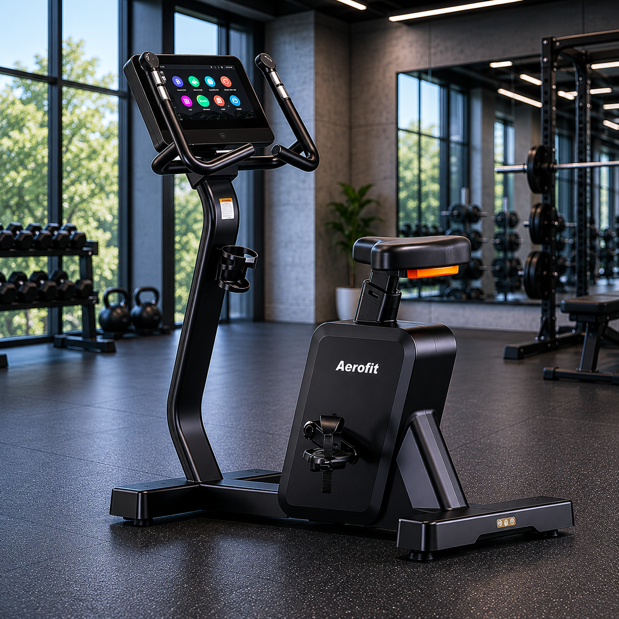 AF-179U Commercial TFT Upright Bike - Image 2