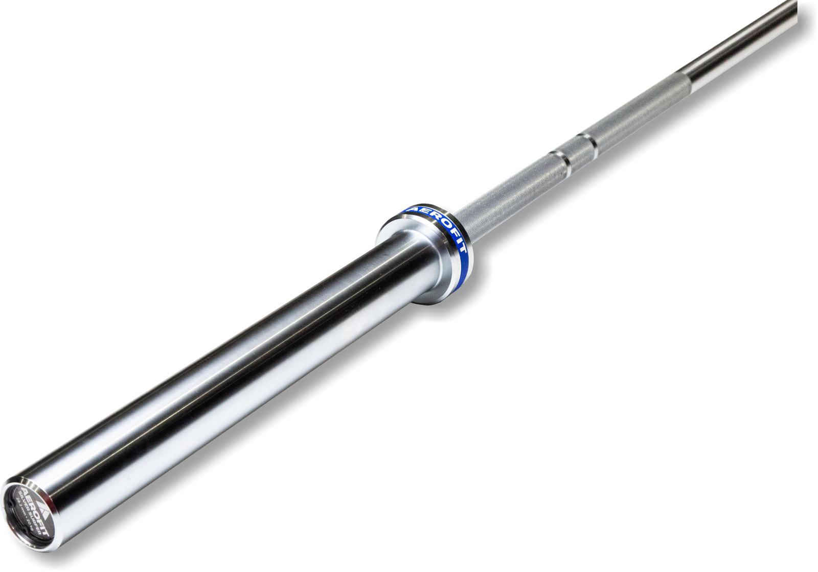 Silver Surfer Barbell A2 Series I Premium Silver Chrome Finish I Smooth Rotating Sleeves I Sleek and Polished Appearance