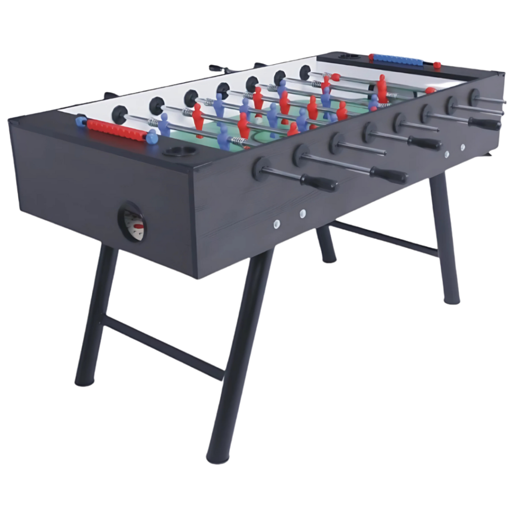 Foosball Supremo ? Black I Heavy Duty I Lightweight and Sturdy Rods I Premium Steel Legs