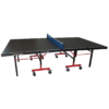 Tournament Table- Black I Multiples Wheels for Easy Mobility I Heavy Duty Frame I Adjustable Levelers