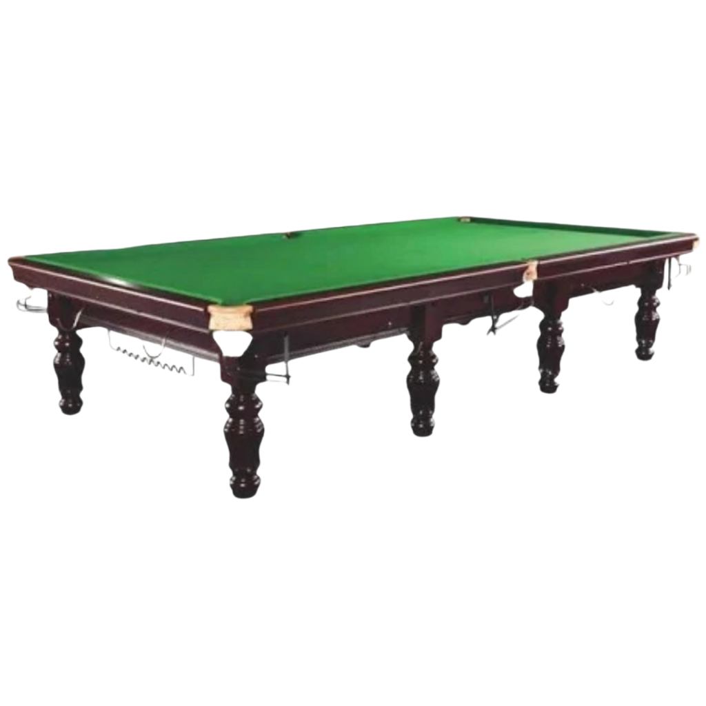 Snooker Table I Solid Wood Frame I Smooth Ball Movement I Long-Lasting Performance I Cherry Finish