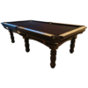 Platinum Pool Table I Laminated Cushions I Jet Black Finish I Tournament-Quality Balls I Modern & Premium Look