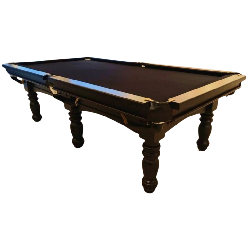 Platinum Pool Table I Laminated Cushions I Jet Black Finish I Tournament-Quality Balls I Modern & Premium Look