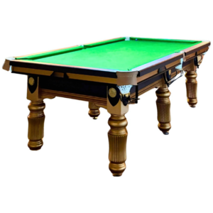 Championship Pool Table I Superior Durability I Double-Bolted Rigid Frame I Laminated Cushions I Wood / Golden Finish