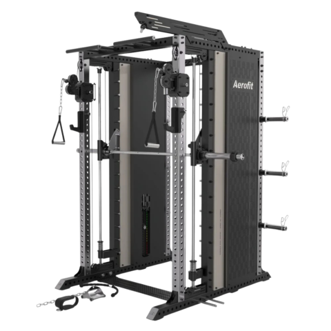 AF-2315 SMITH MACHINE HALF RACK COMBO (WITH LAT PULL DOWN ATTACHMENT)