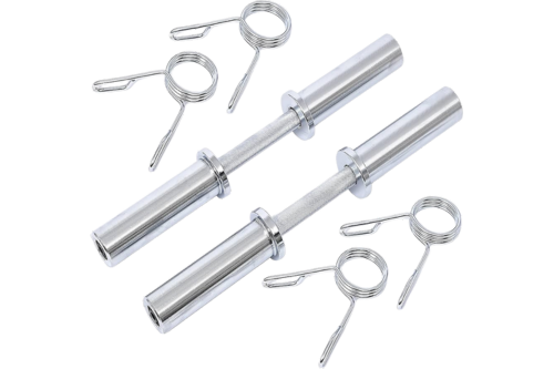 Dumbbells Rod 50 mm Imported I Chrome Plated Finish I Balanced & Sturdy Design I Compact and Easy to Store
