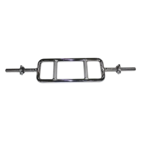 Tricep Bar with Threading and Star Nut I Great for Home Gyms I Chrome-Plated Finish I Long-Lasting Performance